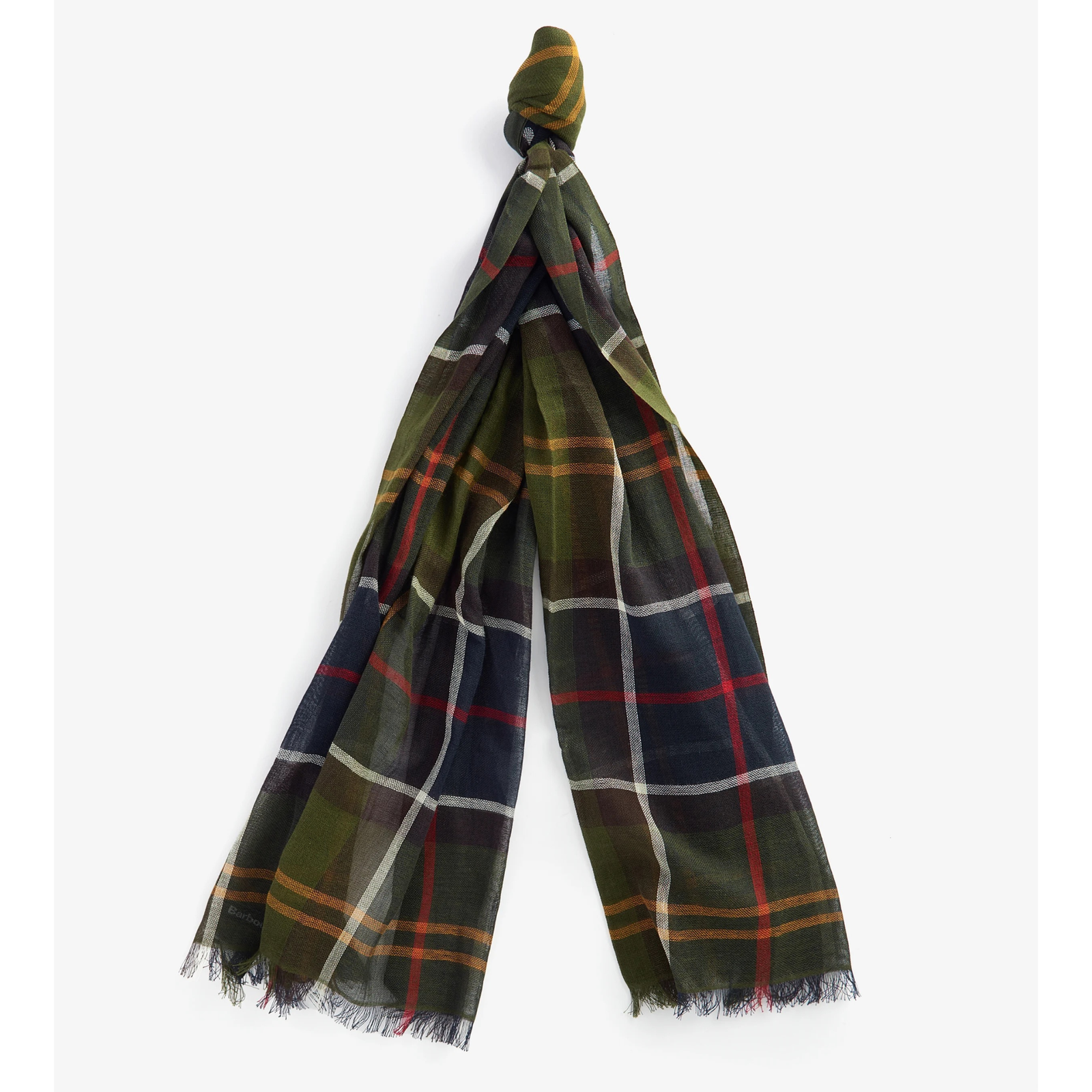 Barbour Welton Tartan huivi, vihreäruudullinen
