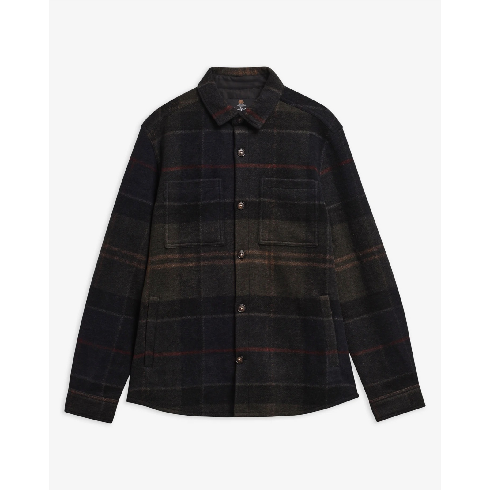 Barbour Woodlane Overshirt miesten paitatakki, vihreä