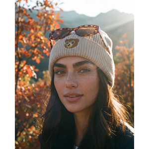 Baron Filou Cotton Beanie, sand brown, mallikuva