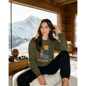 Baron Filou Embroidered Pullover Filou 182 - Olive Green, Oliivi, mallikuva