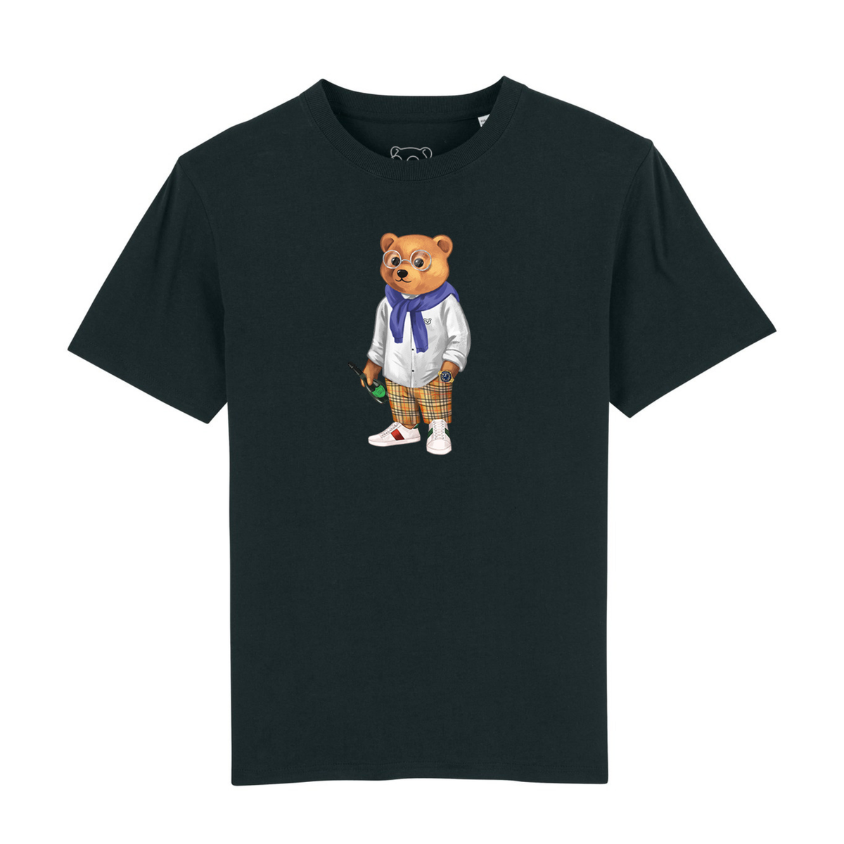 Baron Filou Organic T-shirt Filou X, musta