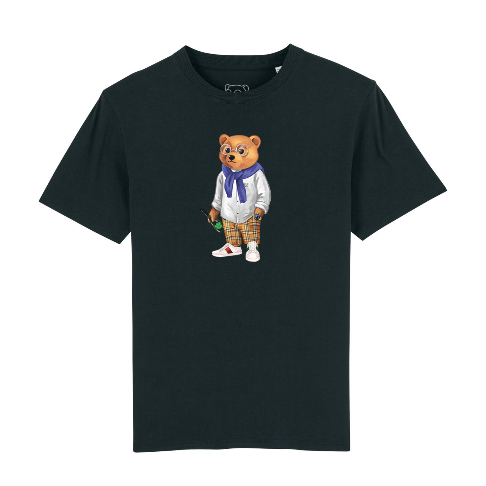 Baron Filou Organic T-shirt Filou X, musta