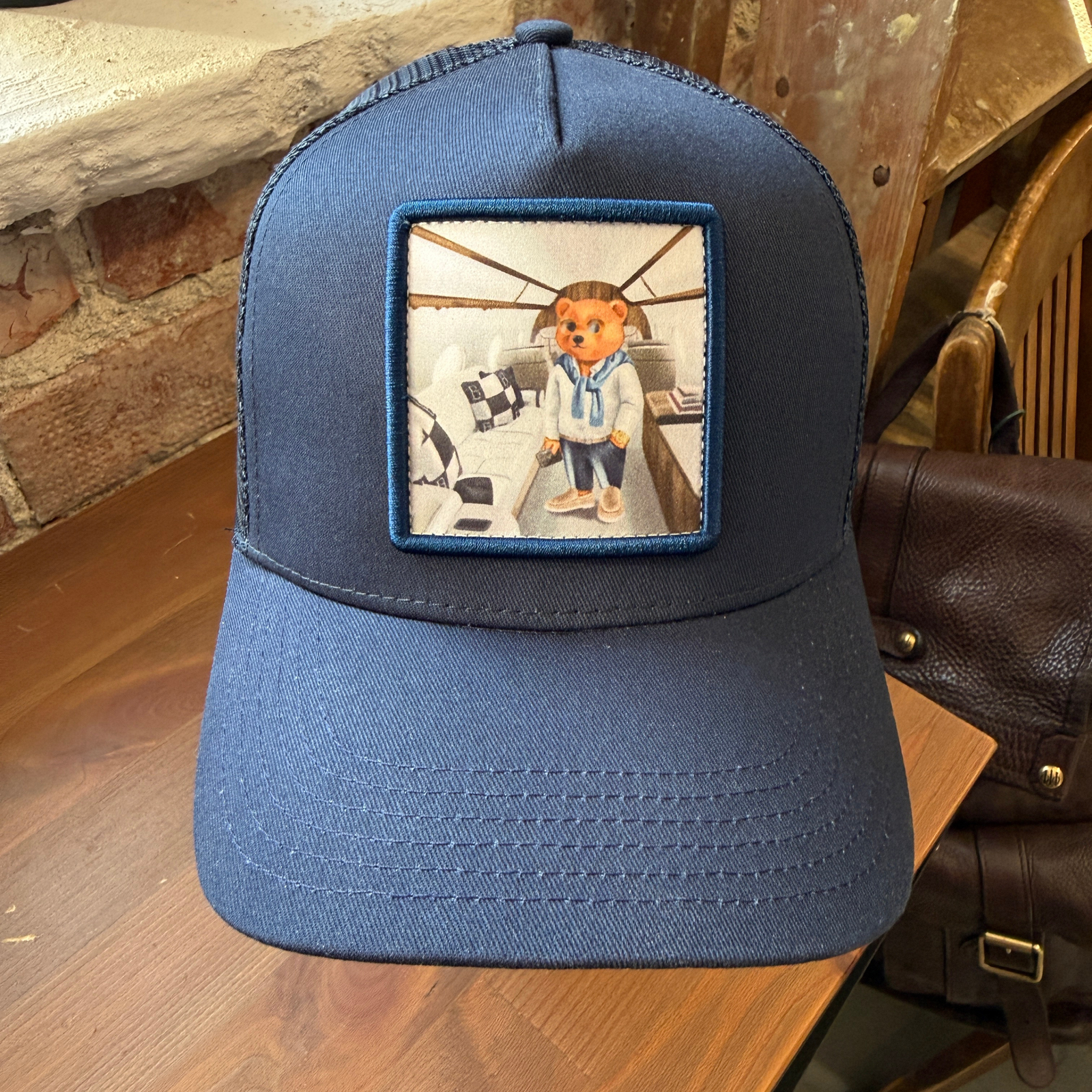 Baron Filou Trucker Cap Poster Filou CLII, navy