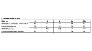 Carhartt Washed Duck Bartlett takki, musta