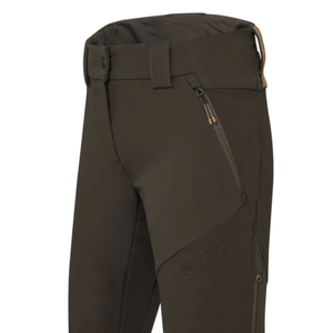 Beretta 4 Way Stretch W Pants Brown Bark naisten ulkoiluhousut, ruskea, taskut