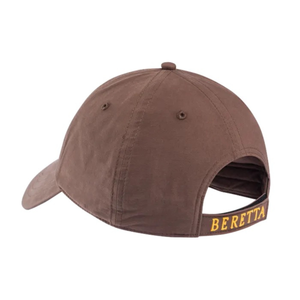 Beretta Big B Cap miesten lippalakki, ruskea/oranssi. Säädöstä kuvattuna