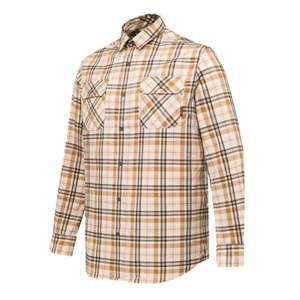 Beretta Cadet Flannel Frontier Ivory Check miesten flanellipaita edestäpäin kuvattuna