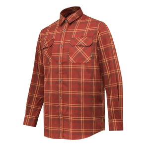 Beretta Cadet Flannel Shirt Rustwood Madder Check miesten flanellipaita