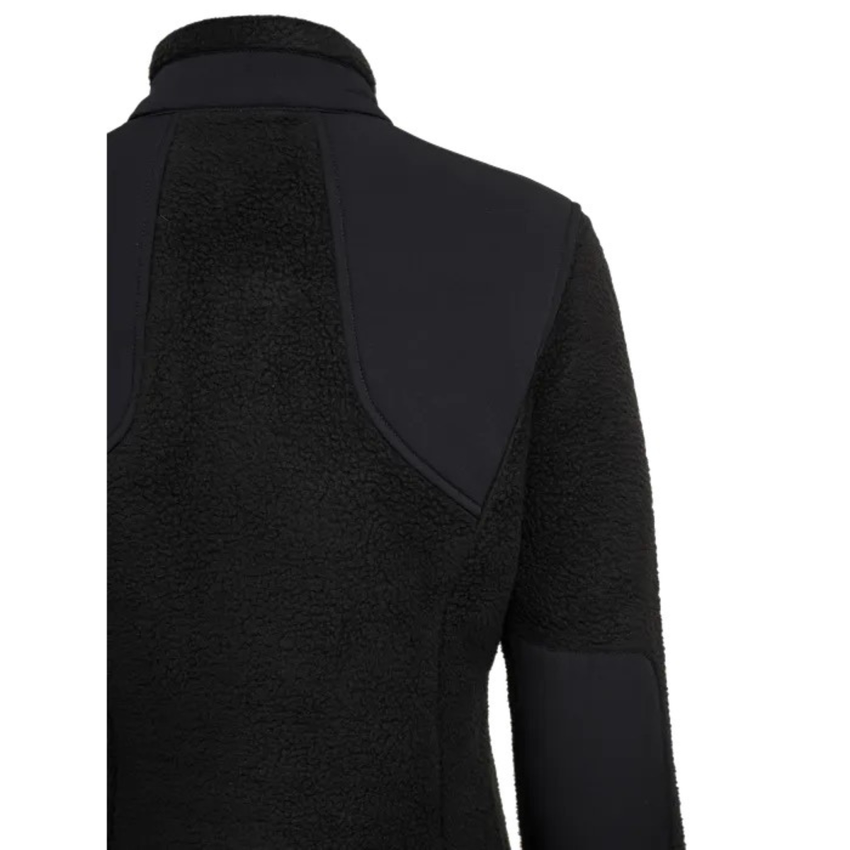 Beretta Halifax Sherpa Fleece Jacket naisten fleece, musta, Kuvattuna olkapäästä.