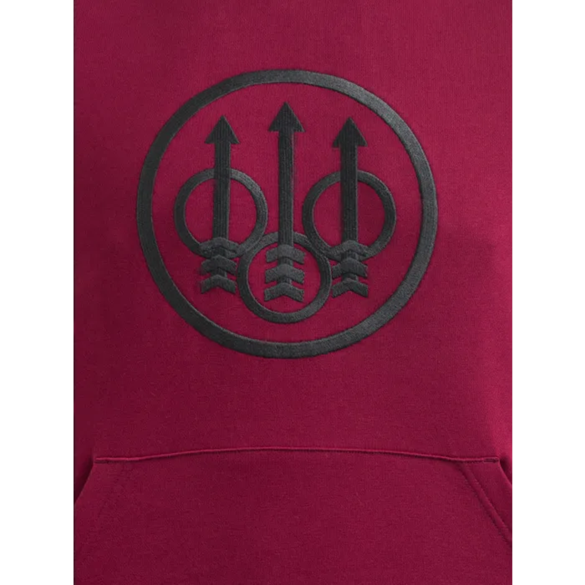 Beretta Pintail Hoodie miesten huppari viininpunainen logo ja etutasku