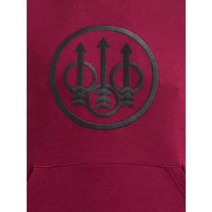 Beretta Pintail Hoodie miesten huppari viininpunainen logo ja etutasku