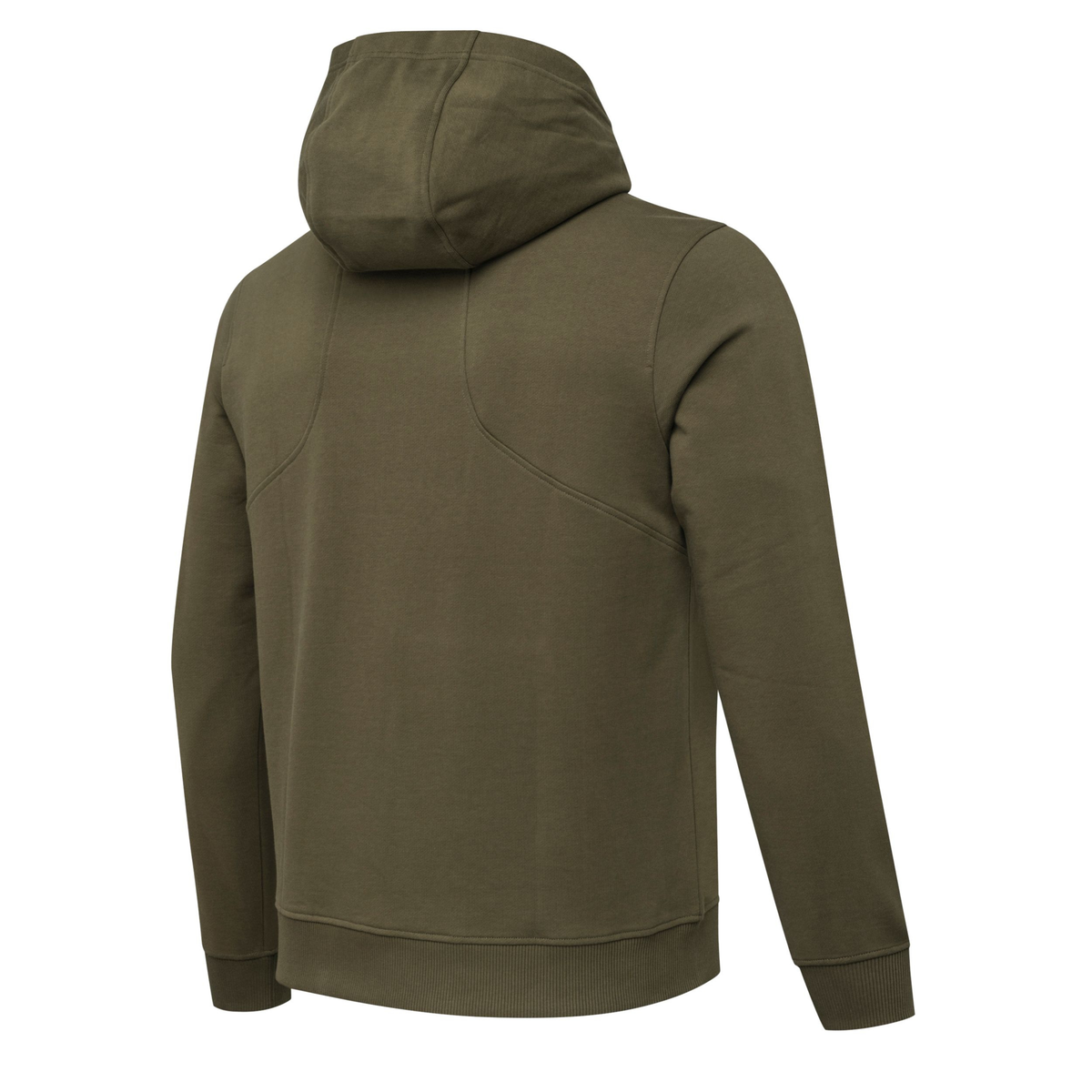 Beretta Pintail Hoodie miesten huppari, oliivinvihreä, selästä kuvattuna.