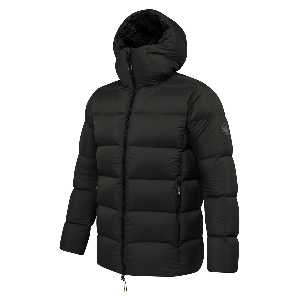 Beretta Svalbard musta miesten untuvatakki edestäpäin kuvattuna.