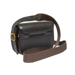 Beretta Terrain EVO Leather Cart Bag ammuslaukku, tummanruskea, kuvattuna takaaltapäin.