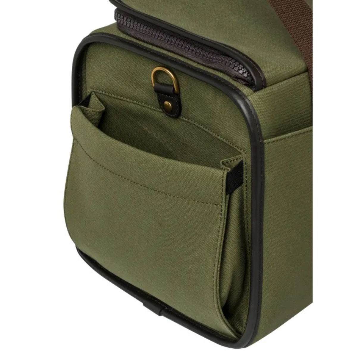 Beretta Terrain EVO Field Bag Otter kenttälaukku, ruskea, sivutasku.