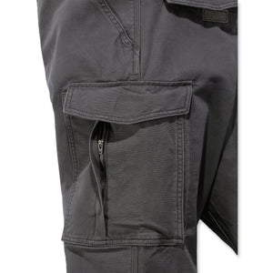 Carhartt Canvas Cargo Work Pant miesten housut , lähikuva reisitaskusta.