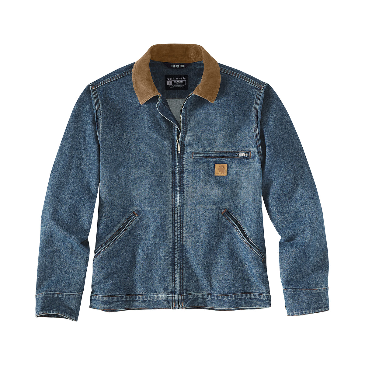 Carhartt Denim Detroit Jacket miesten farkkutakki tuotekuvassa.