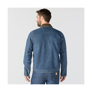 Carhartt Denim Detroit miesten takki takaapäin kuvattuna.