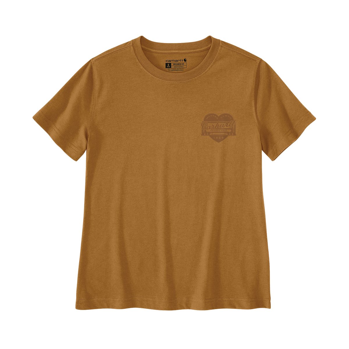 Carhartt Irvine Heritage naisten t-paita, ruskea