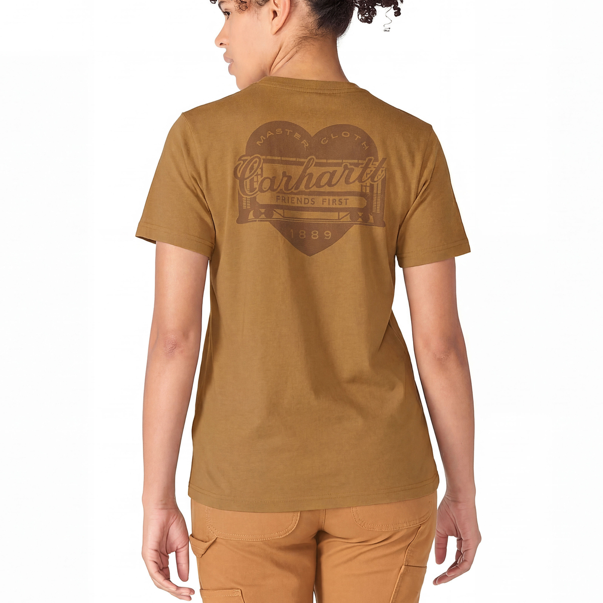 Carhartt Irvine Heritage naisten t-paita, ruskea