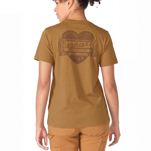 Carhartt Irvine Heritage naisten t-paita, ruskea