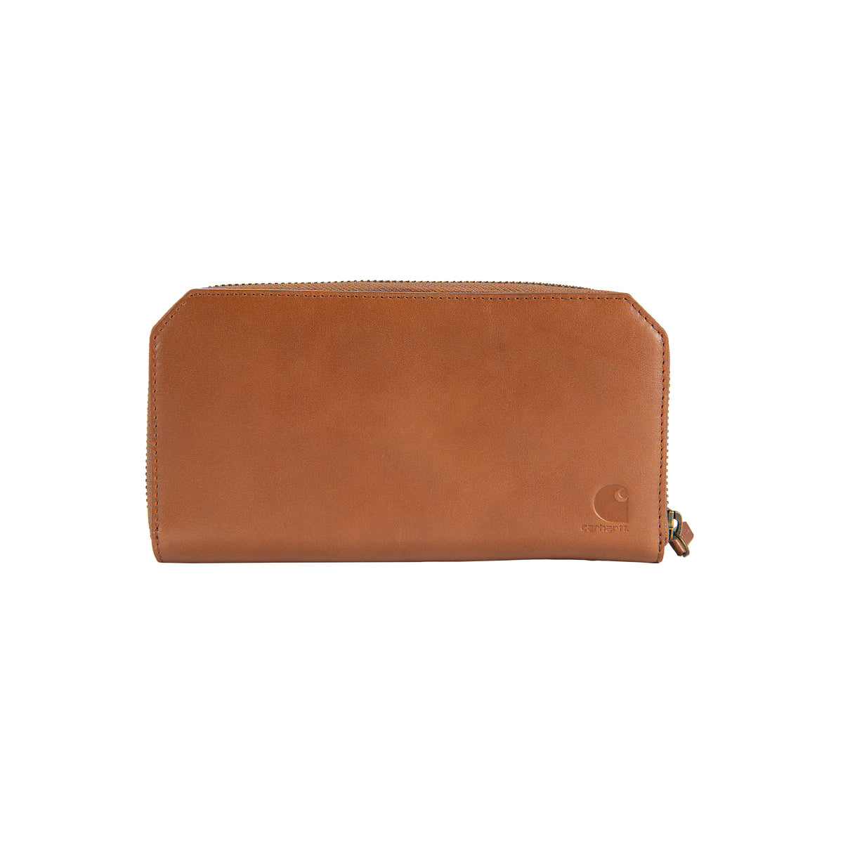 Carhartt Leather Clutch nahkalompakkoon sopii paljon kortteja, kolikoita ja seteleitä.