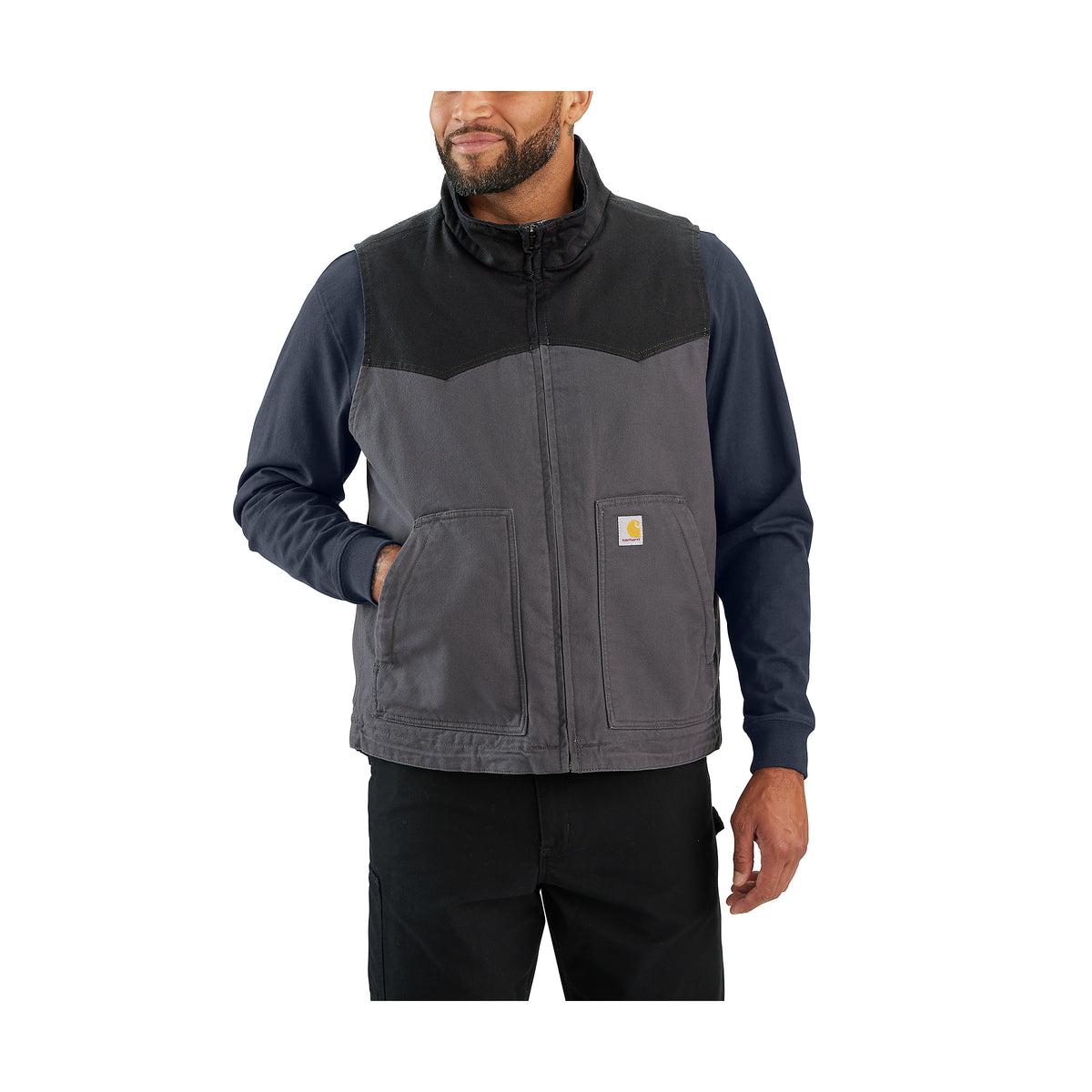 Carhartt Montana liivi mallin päällä.