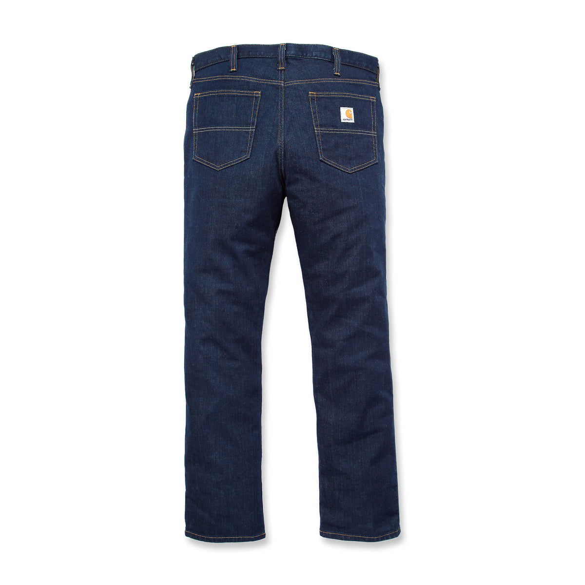 Carhartt Slim Tapered Rugged Flex miesten farkut takaapäin tuotekuvassa.