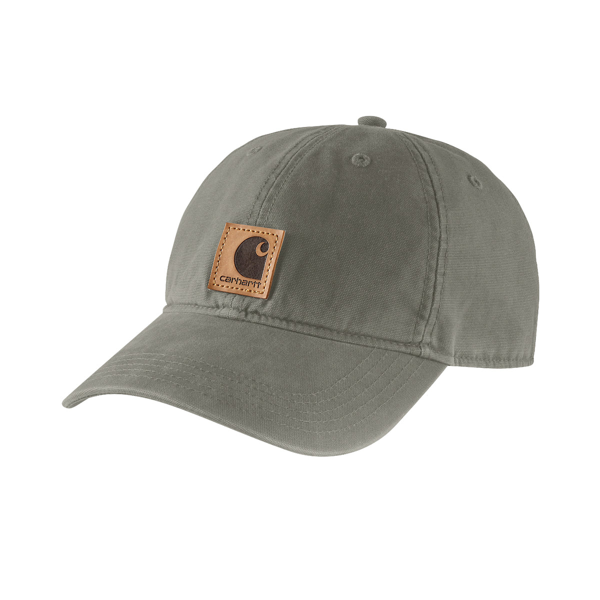 Kuvassa on oliivinvihreä Carhartt Odessa lippalakki.