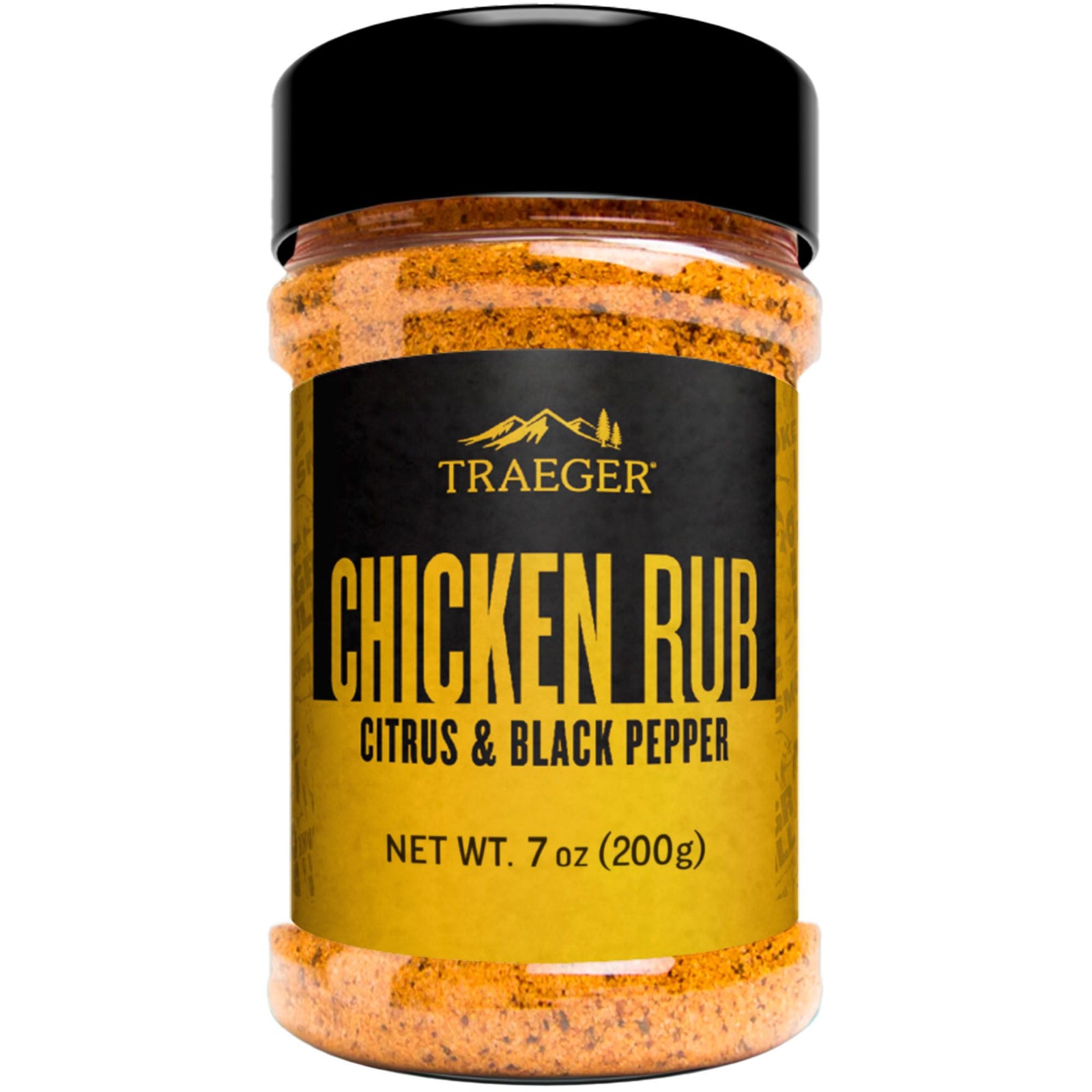 Kuvassa on purkki Traeger Chicken Rub mausteseosta.