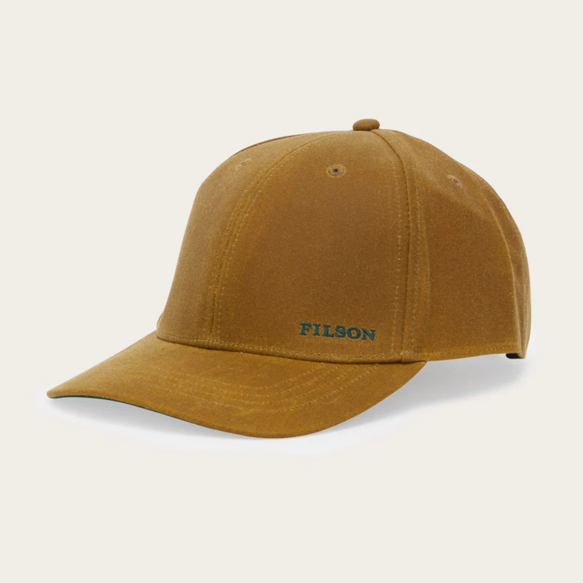Filson Logger Cap Oil Finish Tin Cloth lippalakki, ruskea
