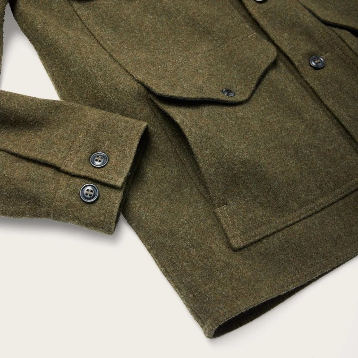 Filson Mackinaw Cruiser 26oz Wool miesten takki, vihreä