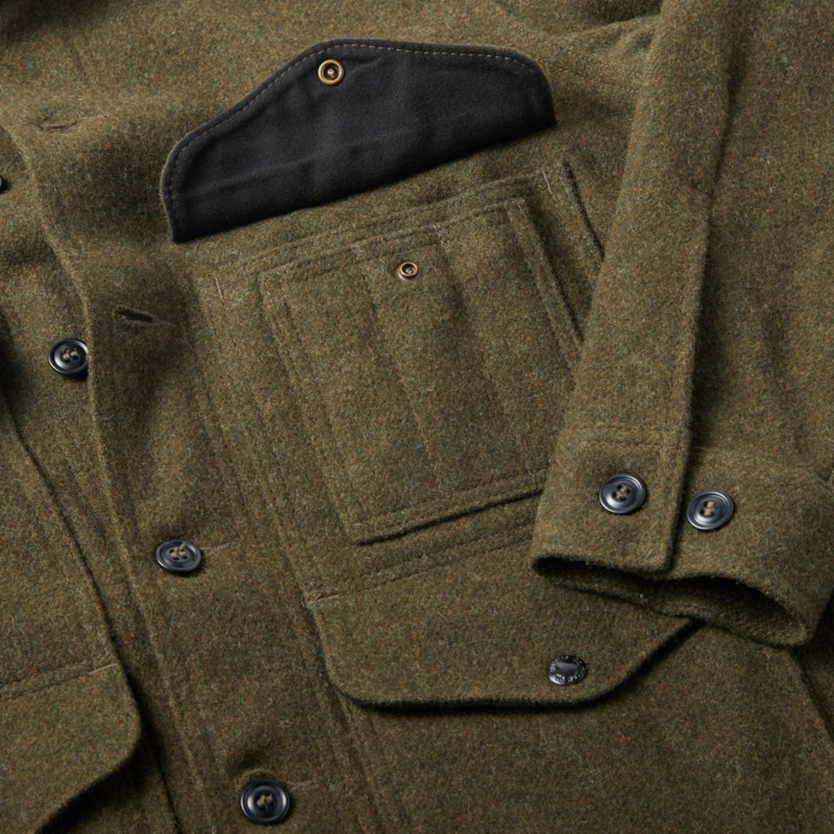 Filson Mackinaw Cruiser 26oz Wool miesten takki, vihreä