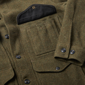 Filson Mackinaw Cruiser 26oz Wool miesten takki, vihreä