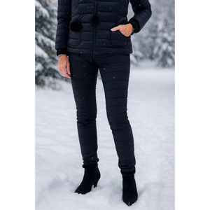 Frost & Flame Winter Leggings talvileggarit, musta