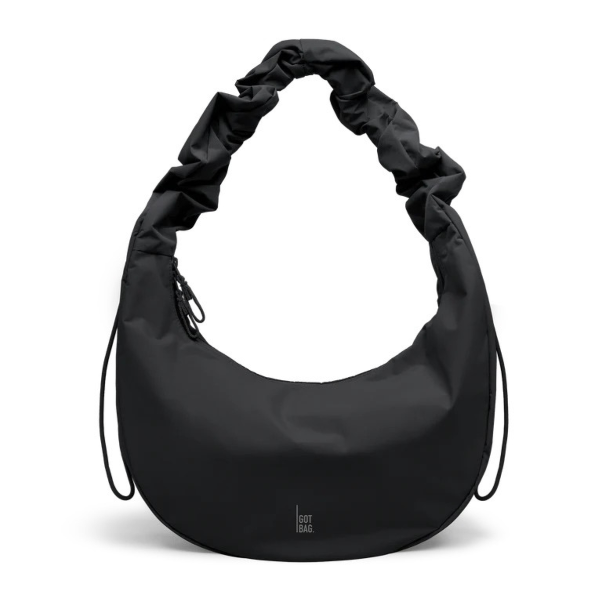 Got Bag Moon Bag Ruffle olkalaukku, musta