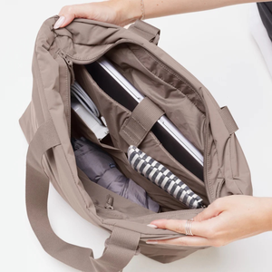 Got Bag Puffer Tote Bag oyster