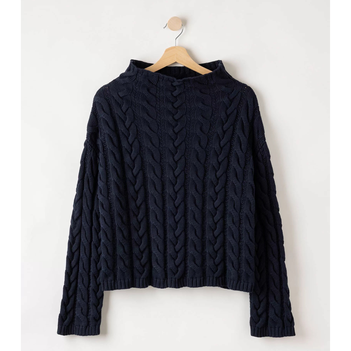 Holebrook Emmie Turtle naisten neule, navy