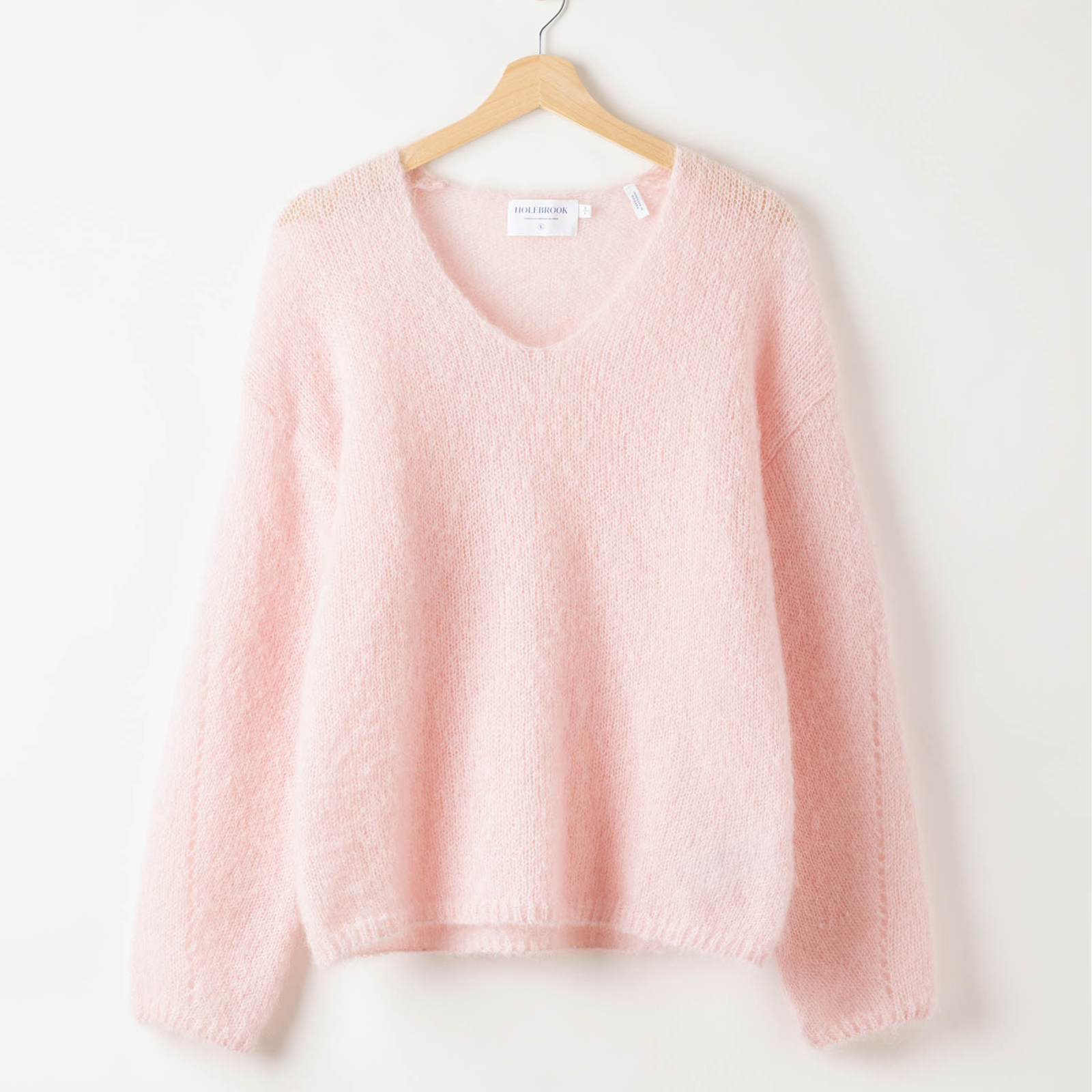 Holebrook Lilian vaaleanpunainen kidhohairneule, tuotekuva.