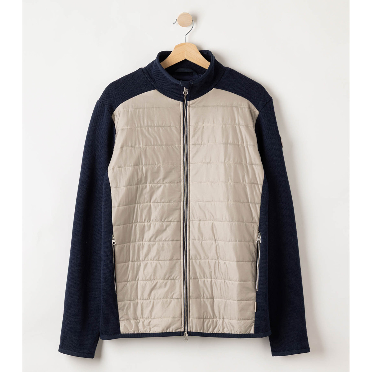 Holebrook Peder Fullzip Windproof miesten neule, navy khaki