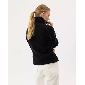 Holebrook Windproof Essie Full Zip neule, musta, selästä kuvattuna.