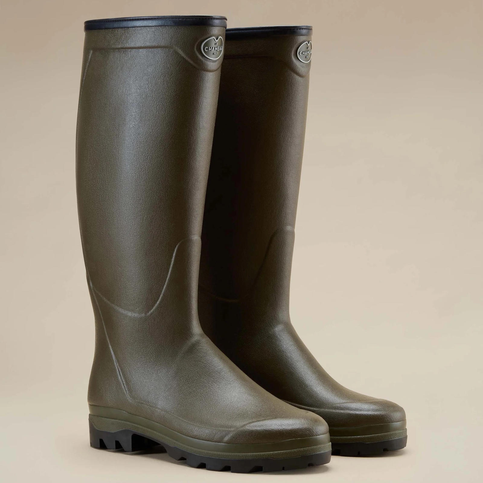 Kuvassa on Le Chameaun Country Cross Jersey miesten luonnonkumisaappaat.