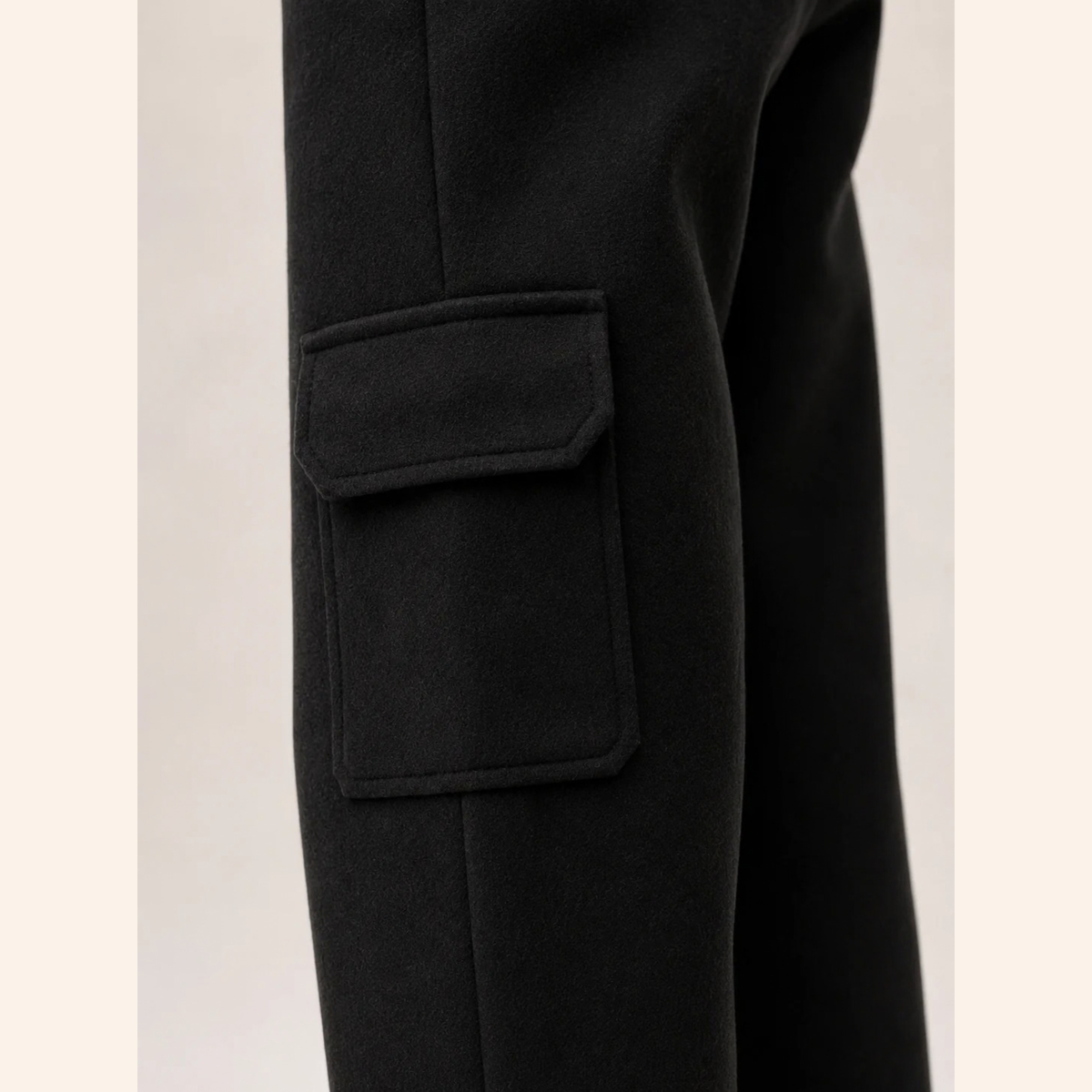 Movesgood Uno Trousers naisten housut, musta