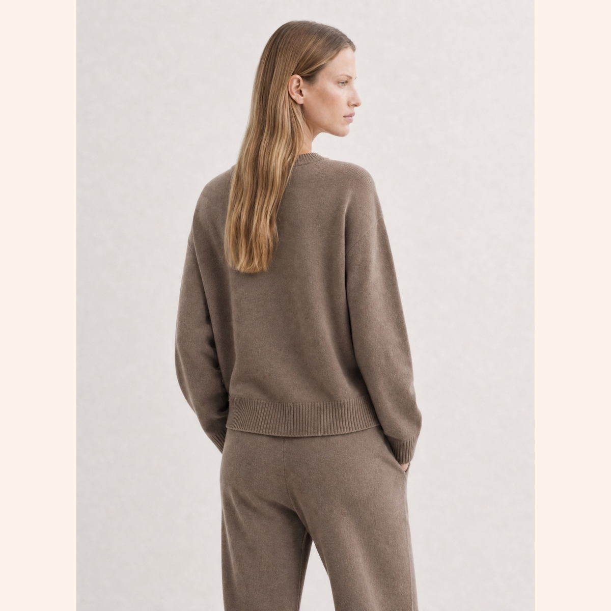 Movesgood Venny Roundneck neulepaita, ruskea