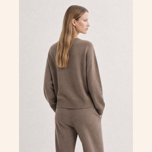 Movesgood Venny Roundneck neulepaita, ruskea