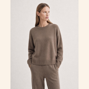Movesgood Venny Roundneck neulepaita, ruskea