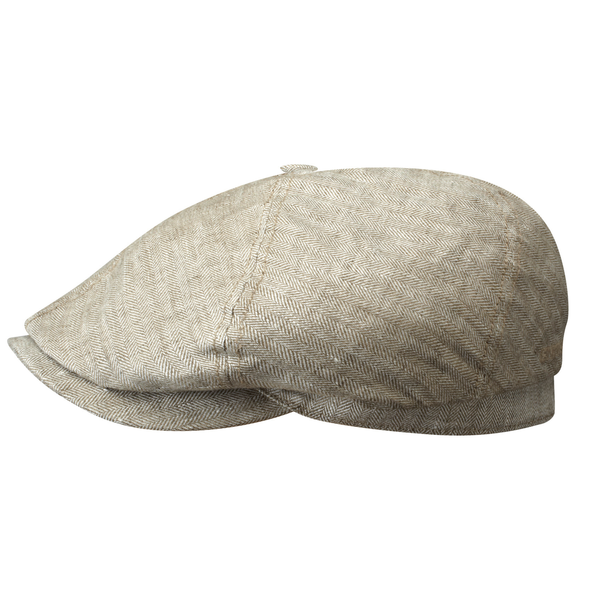 Stetson 6-panel Cap Linen Herringbone pellavalätsä