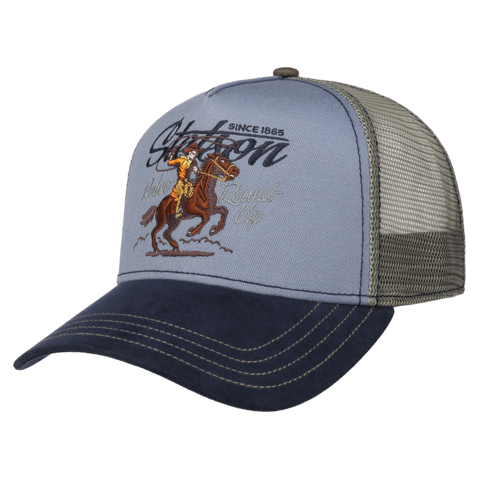 Stetson Trucker Cap Rodeo Round Up blue/navy