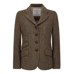 Walker and Hawkes  Harris Tweed Featherstone naisten Blazer, Charcoal