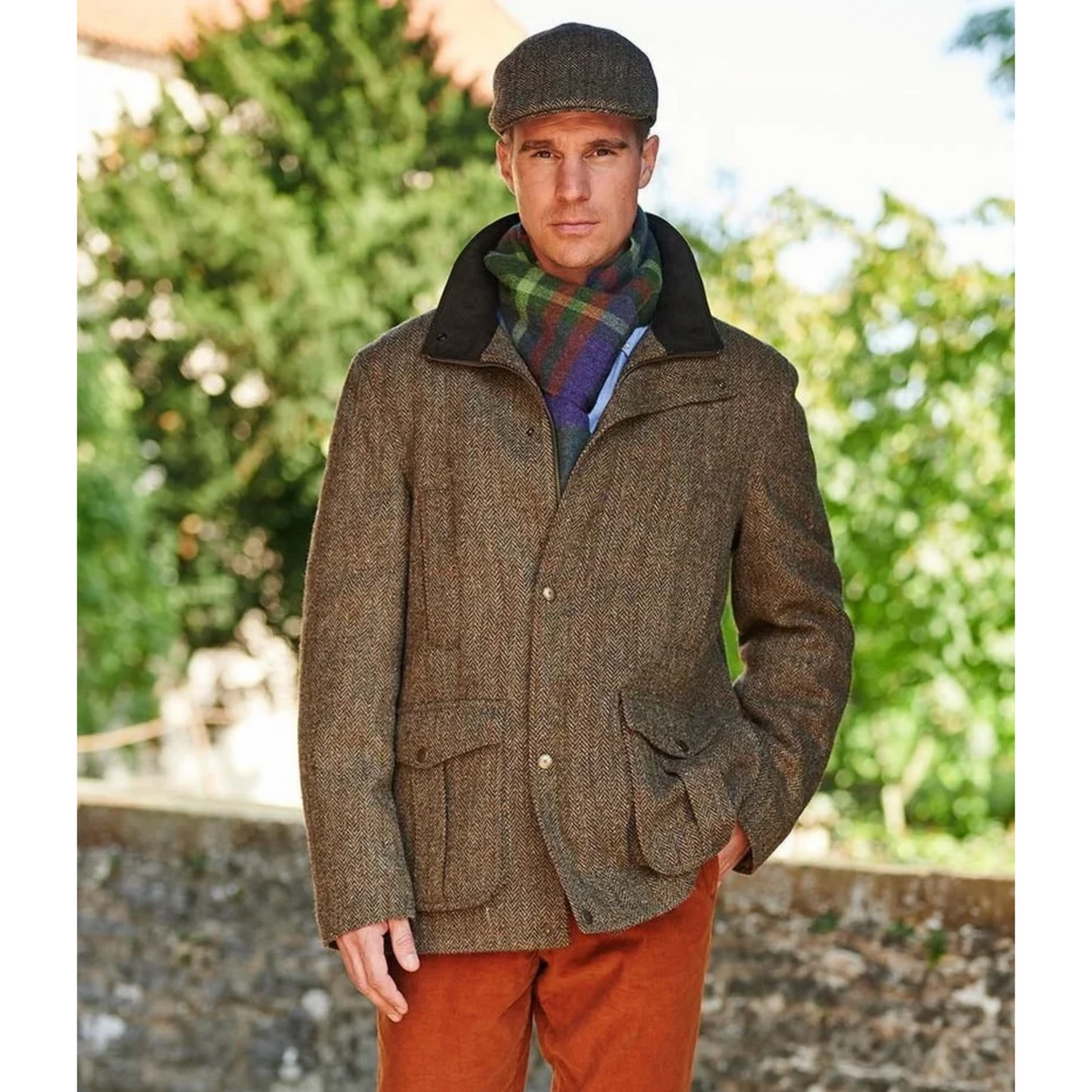 Wellington of Bilmore Bristol Harris Tweed Field Jacket miesten takki